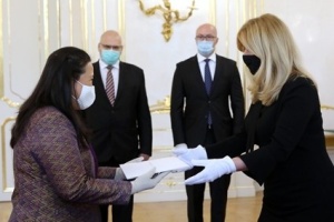 Ambassador of Thailand presents the Letters of Credence to the President of the Slovak Republic