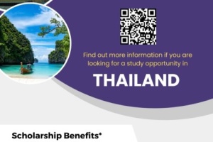 The list of Thailand's scholarships for international students in academic year 2024