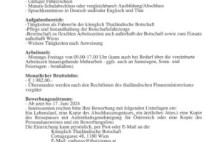 <strong>Read more about</strong><br />Vacancy Announcement / Ankündigung Vacancy Announcement / Ankündigung