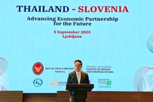 <strong>Read more about</strong><br />Royal Thai Embassy in Vienna Organizes Economic Seminar “Thailand-Slovenia: Advancing Economic Partnership for the Future” to Strengthen Thai–Slovenian Economic Cooperation Royal Thai Embassy in Vienna Organizes Economic Seminar “Thailand-Slovenia: Advancing Economic Partnership for the Future” to Strengthen Thai–Slovenian Economic Cooperation
