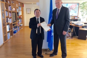 AMBASSADOR OF THAILAND PRESENTED HIS CREDENTIALS TO UNOV