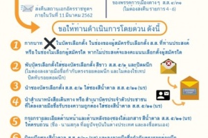 <strong>Read more about</strong><br />วิธีการลงคะแนนเสียงเลือกตั้งทางไปรษณีย์ วิธีการลงคะแนนเสียงเลือกตั้งทางไปรษณีย์