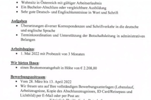 <strong>Read more about</strong><br />Vacancy Announcement Vacancy Announcement